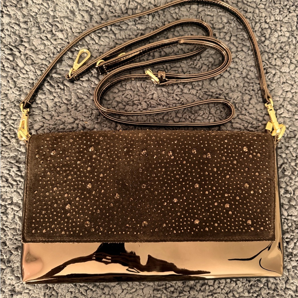 New Farfalla Rosso Patent Leather Bag